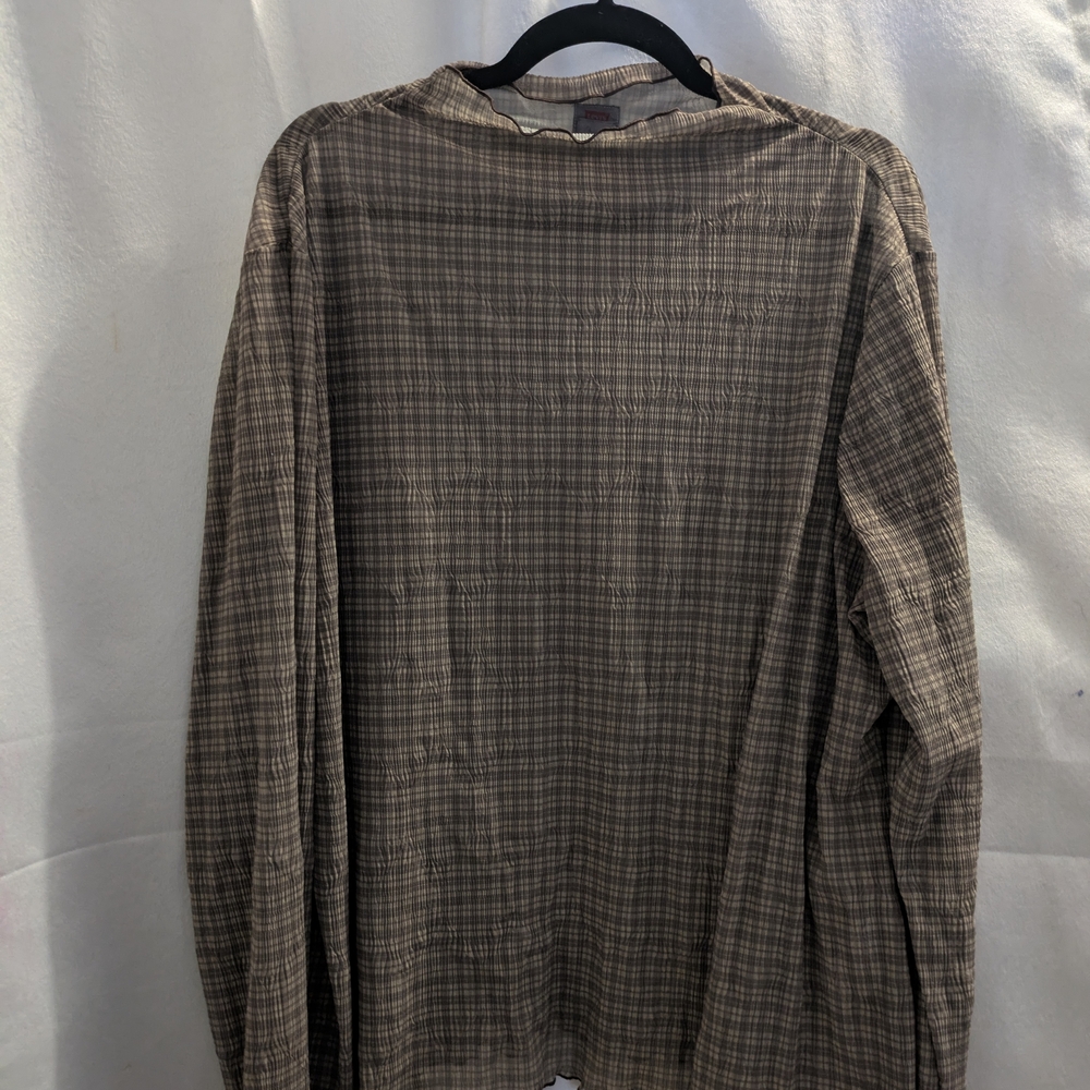 Levi's Brown Plaid Shirt